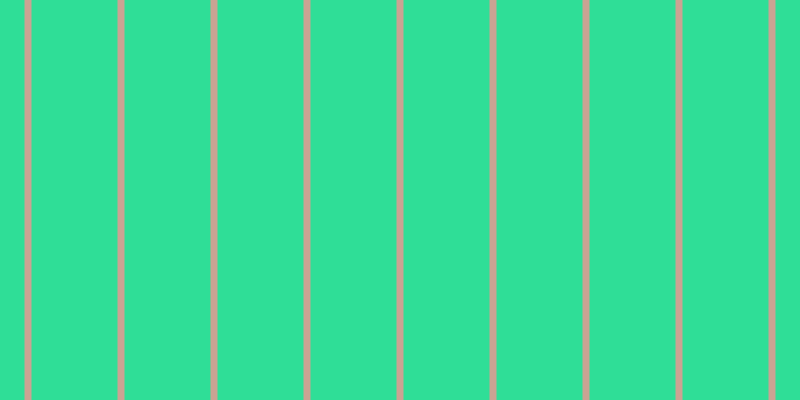 #2fde97, #caa393 vertical lines, seven pixels wide, eighty-six pixels apart