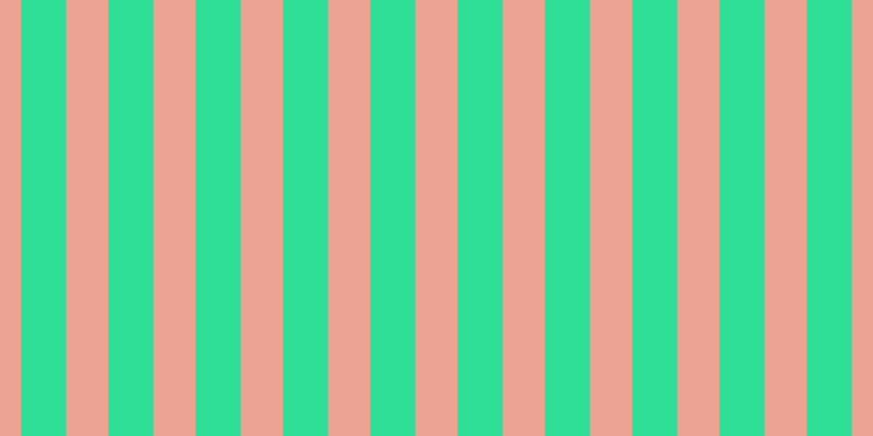 #2fde97, #eba393 vertical lines, thirty-nine pixels wide, forty-one pixels apart
