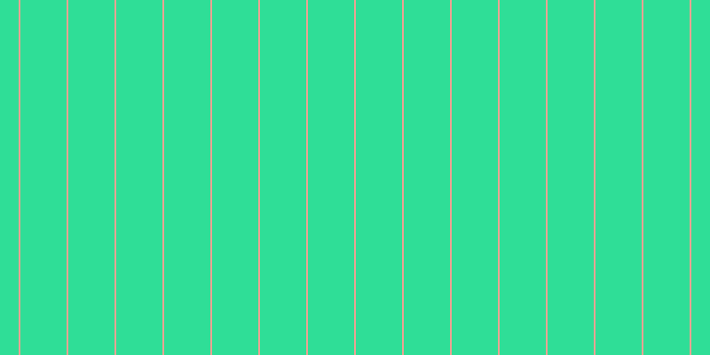 #2fde97, #eba393 vertical lines, two pixels wide, fifty-two pixels apart