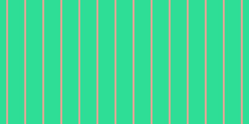 #2fde97, #eba393 vertical lines, six pixels wide, fifty-two pixels apart