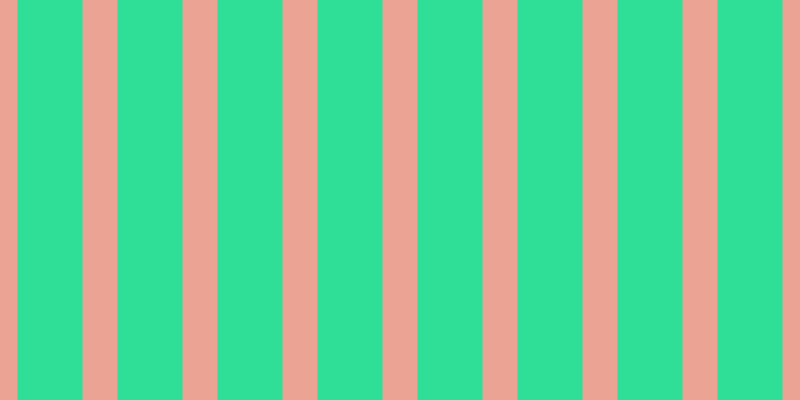 #2fde97, #eba393 vertical lines, thirty-five pixels wide, sixty-five pixels apart