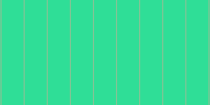 #2fde97, #eba393 vertical lines, two pixels wide, eighty-six pixels apart