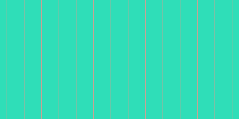 #2fdeb8, #caa393 vertical lines, two pixels wide, fifty-six pixels apart