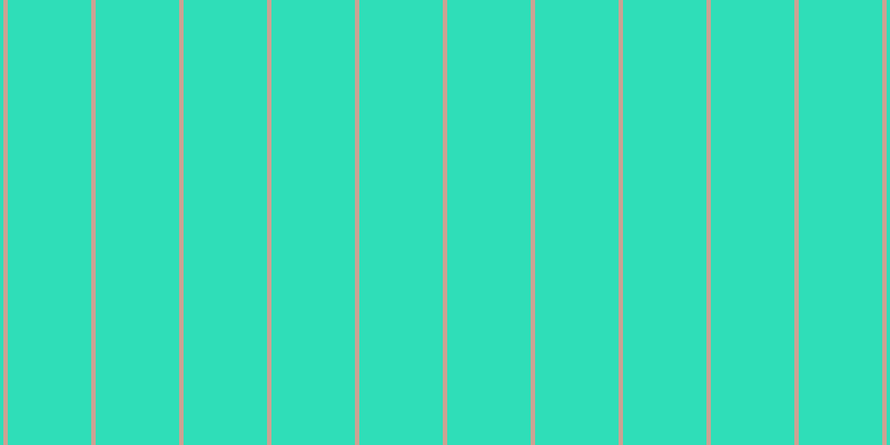 #2fdeb8, #caa393 vertical lines, four pixels wide, seventy-five pixels apart