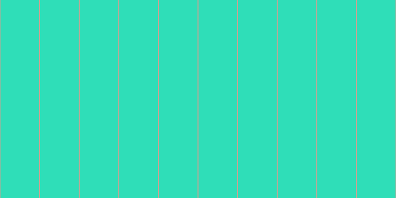 #2fdeb8, #caa393 vertical lines, two pixels wide, seventy-eight pixels apart
