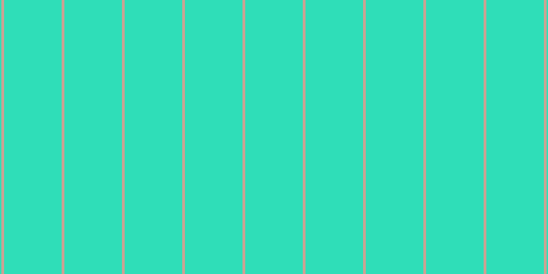 #2fdeb8, #caa393 vertical lines, four pixels wide, eighty-four pixels apart