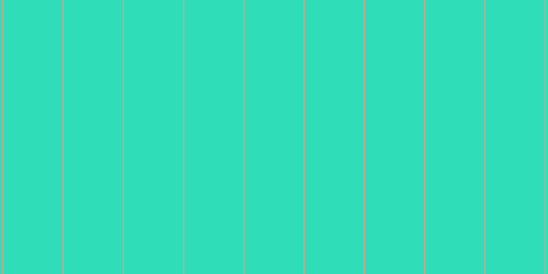 #2fdeb8, #caa393 vertical lines, two pixels wide, eighty-six pixels apart