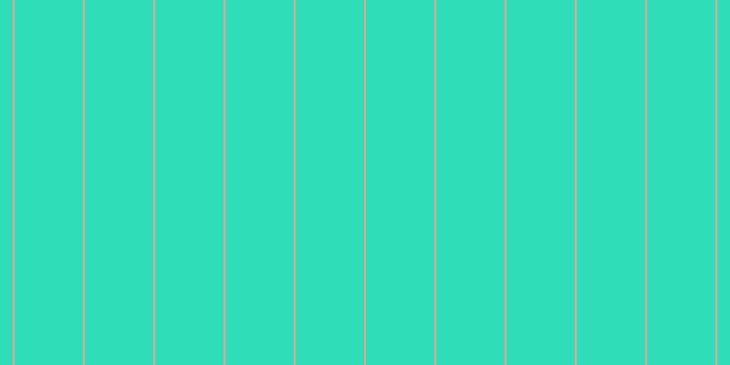 #2fdeb8, #eba393 vertical lines, two pixels wide, seventy-five pixels apart