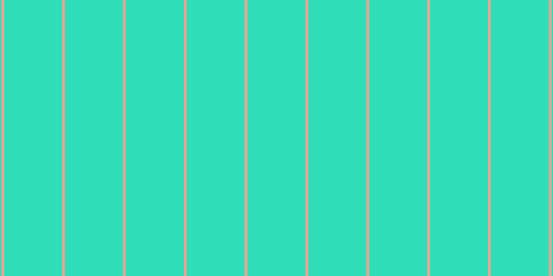 #2fdeb8, #eba393 vertical lines, four pixels wide, eighty-four pixels apart