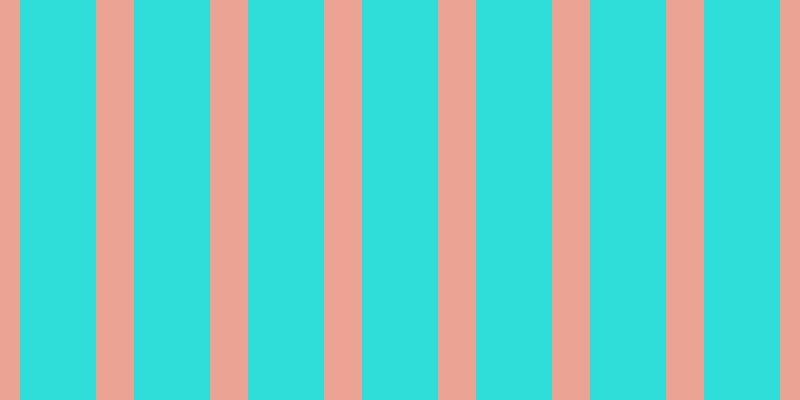 #2fded9, #eba393 vertical lines, thirty-eight pixels wide, seventy-six pixels apart