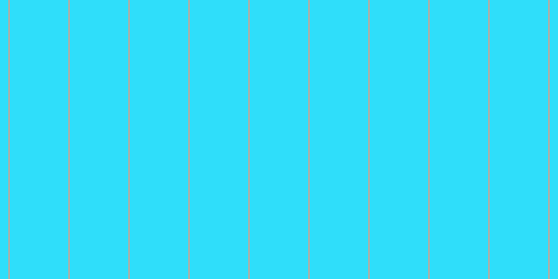 #2fdefa, #caa393 vertical lines, two pixels wide, eighty-four pixels apart