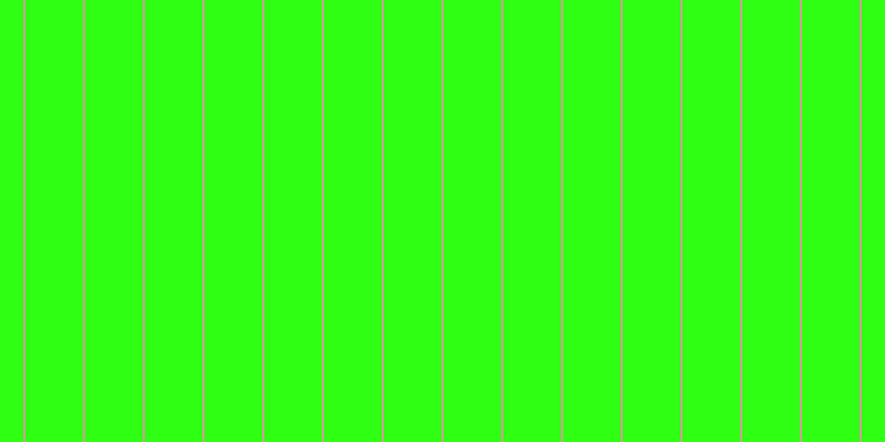 #2fff13, #caa393 vertical lines, two pixels wide, fifty-two pixels apart