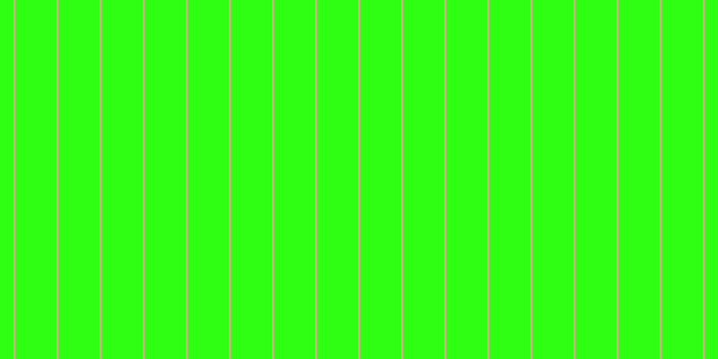 #2fff13, #eba393 vertical lines, two pixels wide, forty-six pixels apart