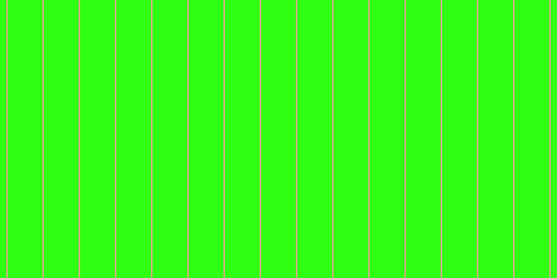 #2fff13, #eba393 vertical lines, two pixels wide, fifty pixels apart