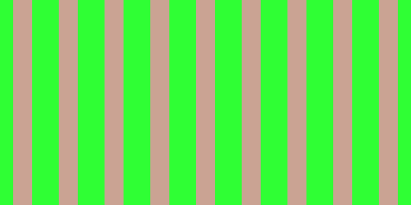 #2fff34, #caa393 vertical lines, thirty-seven pixels wide, fifty-two pixels apart