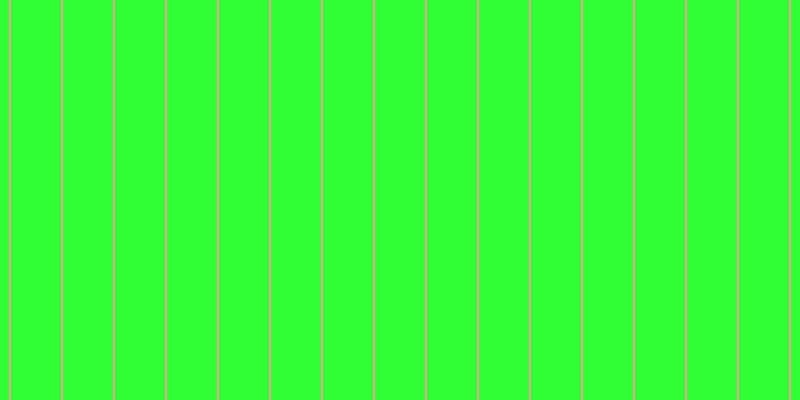 #2fff34, #eba393 vertical lines, two pixels wide, fifty pixels apart