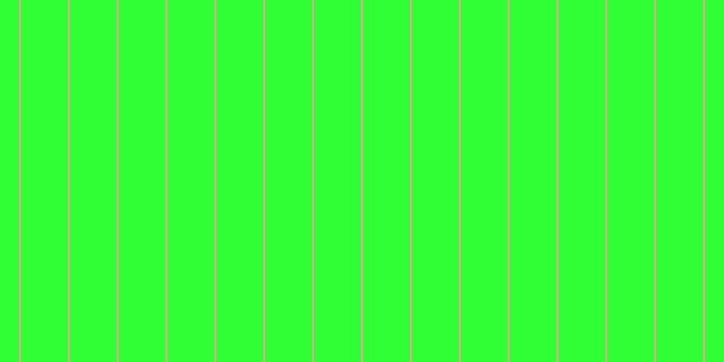 #2fff34, #eba393 vertical lines, two pixels wide, fifty-two pixels apart