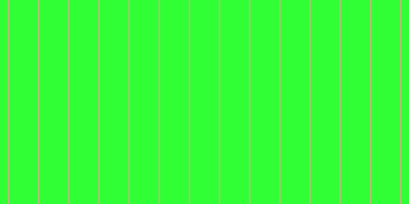 #2fff34, #eba393 vertical lines, two pixels wide, fifty-seven pixels apart