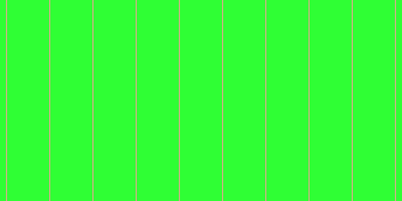 #2fff34, #eba393 vertical lines, two pixels wide, eighty-four pixels apart