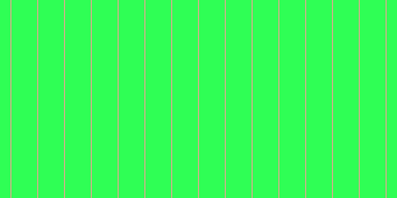 #2fff55, #eba393 vertical lines, two pixels wide, fifty-two pixels apart
