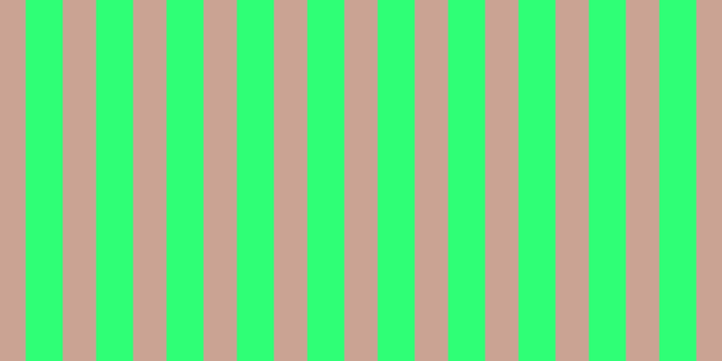 #2fff76, #caa393 vertical lines, thirty-seven pixels wide, forty-one pixels apart