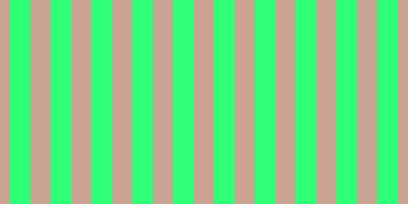 #2fff76, #caa393 vertical lines, thirty-nine pixels wide, forty-one pixels apart