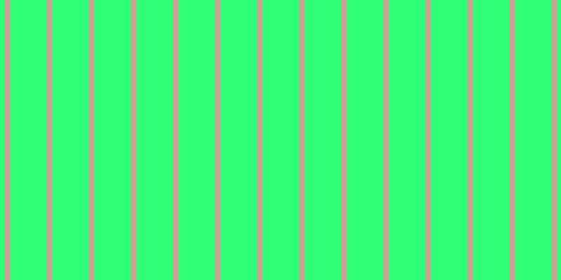 #2fff76, #caa393 vertical lines, eight pixels wide, fifty-two pixels apart