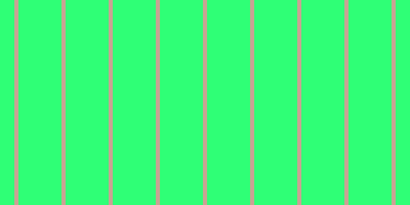 #2fff76, #caa393 vertical lines, eight pixels wide, eighty-four pixels apart