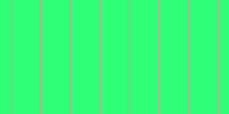 #2fff76, #caa393 vertical lines, five pixels wide, ninety-eight pixels apart