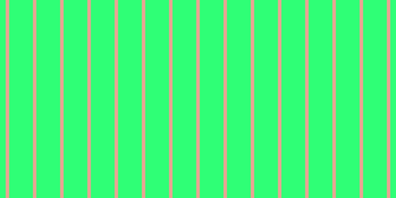 #2fff76, #eba393 vertical lines, seven pixels wide, forty-eight pixels apart