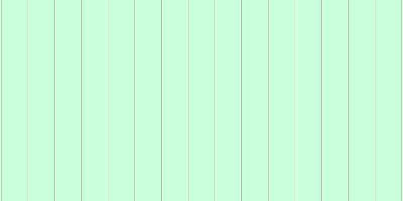 #2fff76 (25%), #caa393 vertical lines, one pixels wide, fifty-two pixels apart