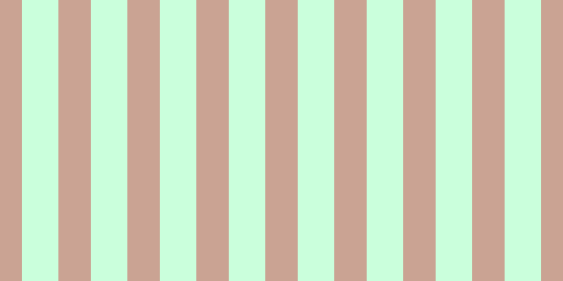 #2fff76 (25%), #caa393 vertical lines, forty-six pixels wide, fifty-two pixels apart