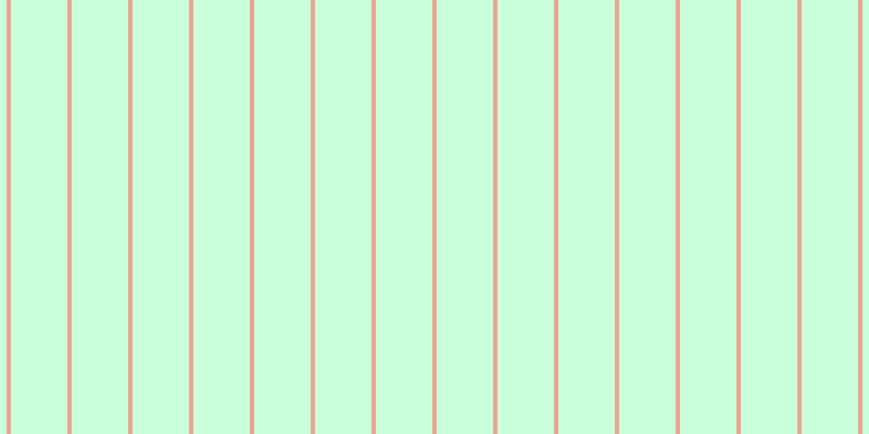 #2fff76 (25%), #eba393 vertical lines, four pixels wide, fifty-two pixels apart