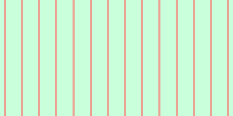 #2fff76 (25%), #eba393 vertical lines, seven pixels wide, fifty-two pixels apart