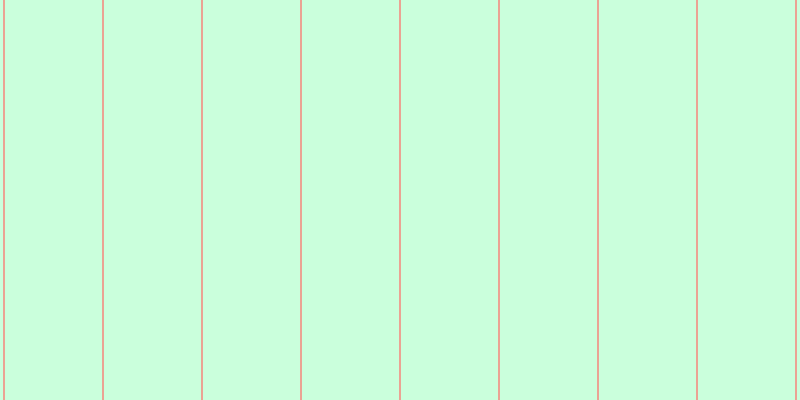 #2fff76 (25%), #eba393 vertical lines, two pixels wide, ninety-seven pixels apart
