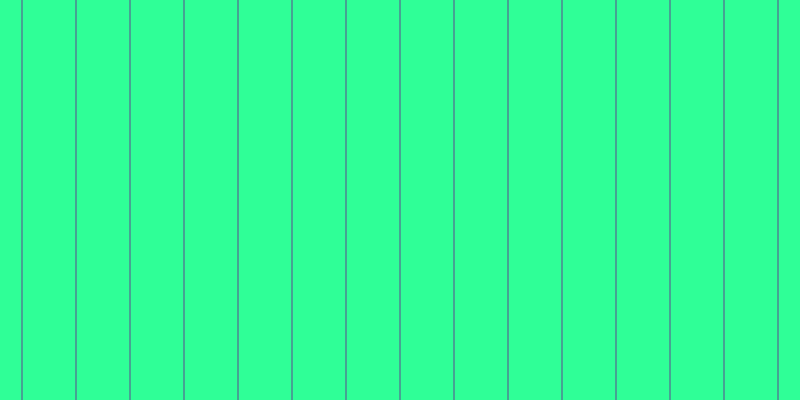 #2fff97, #46a393 vertical lines, two pixels wide, fifty-two pixels apart