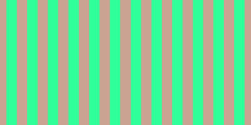 #2fff97, #caa393 vertical lines, thirty-three pixels wide, thirty-three pixels apart