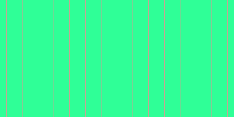 #2fff97, #caa393 vertical lines, two pixels wide, fifty-two pixels apart