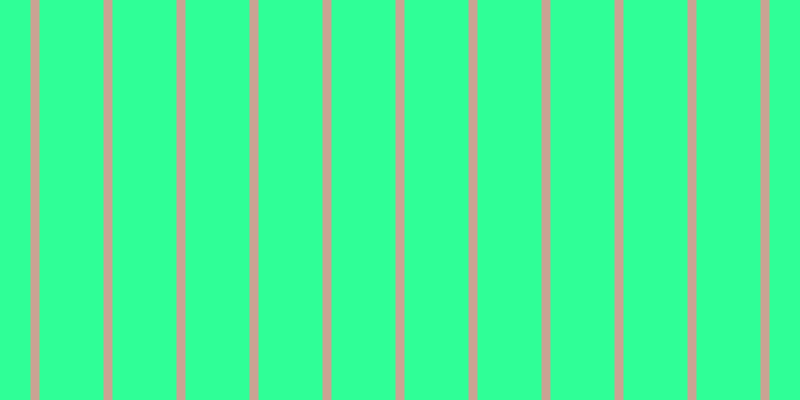 #2fff97, #caa393 vertical lines, nine pixels wide, sixty-four pixels apart