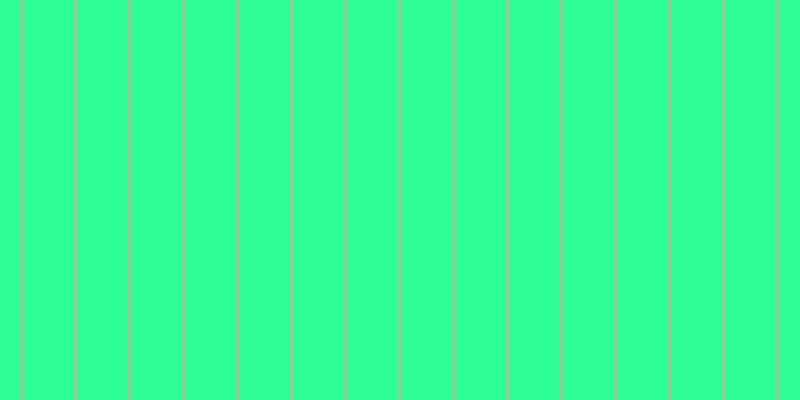 #2fff97, #eba393 vertical lines, two pixels wide, fifty-two pixels apart