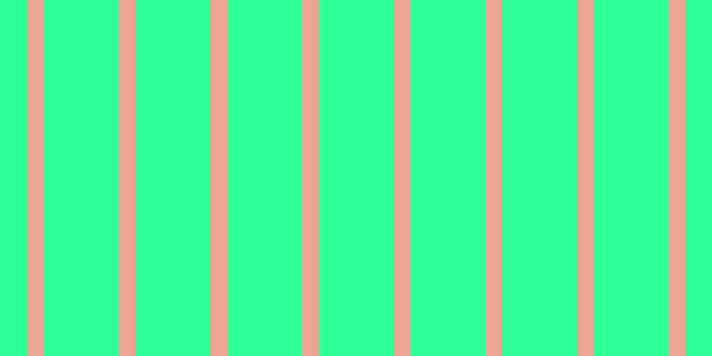 #2fff97, #eba393 vertical lines, nineteen pixels wide, eighty-four pixels apart