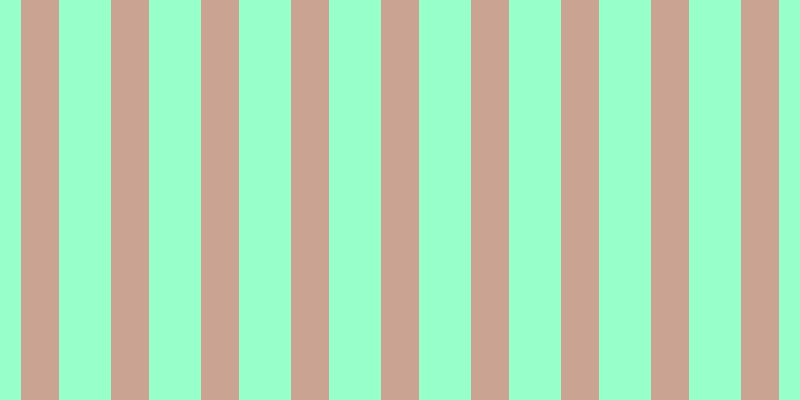 #2fff97 (50%), #caa393 vertical lines, thirty-eight pixels wide, fifty-two pixels apart