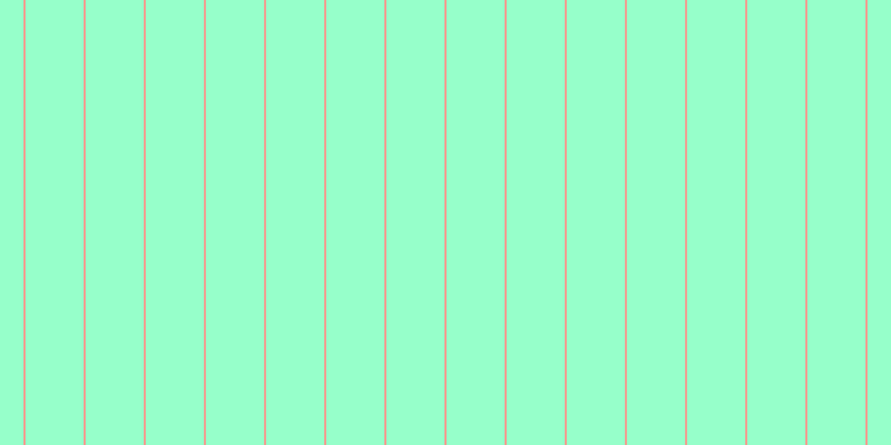 #2fff97 (50%), #eba393 vertical lines, two pixels wide, fifty-two pixels apart
