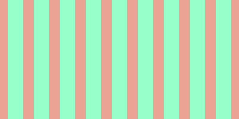 #2fff97 (50%), #eba393 vertical lines, thirty-five pixels wide, fifty-two pixels apart