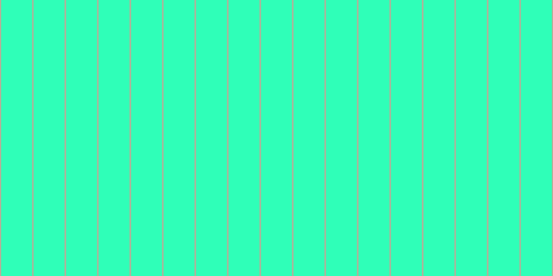 #2fffb8, #caa393 vertical lines, two pixels wide, forty-five pixels apart