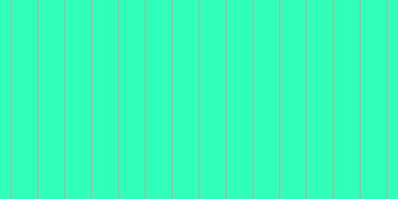 #2fffb8, #caa393 vertical lines, two pixels wide, fifty-two pixels apart