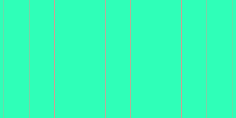 #2fffb8, #caa393 vertical lines, two pixels wide, eighty-four pixels apart