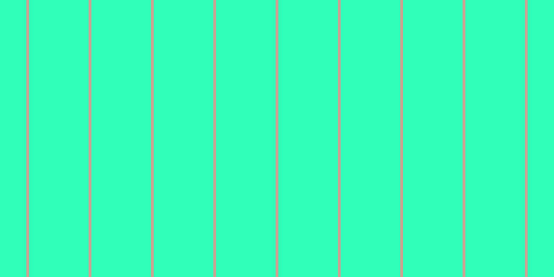 #2fffb8, #caa393 vertical lines, four pixels wide, eighty-six pixels apart