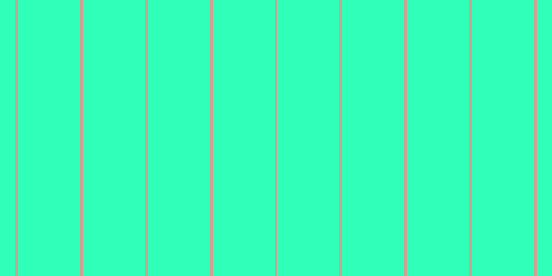 #2fffb8, #caa393 vertical lines, four pixels wide, ninety pixels apart