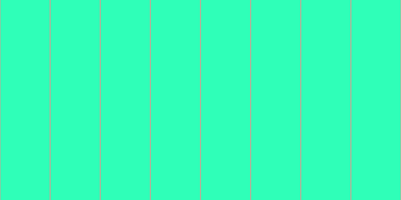 #2fffb8, #caa393 vertical lines, two pixels wide, ninety-eight pixels apart